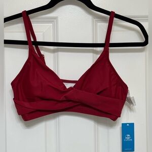 NWT Cupshe Red Twist Front Bikini Set